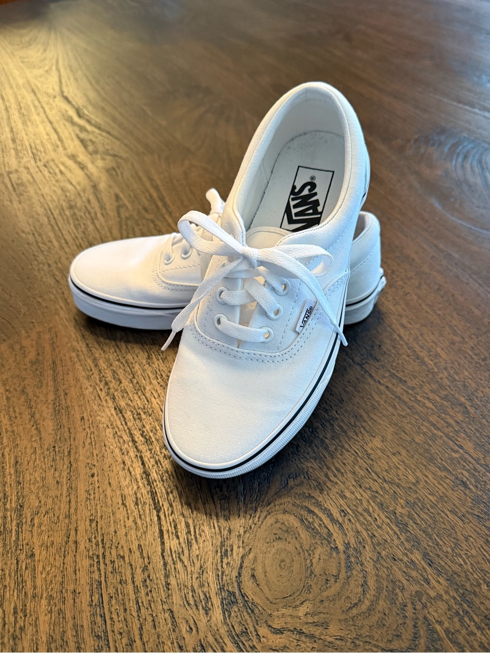 Vans Lace-Up Sneakers in White